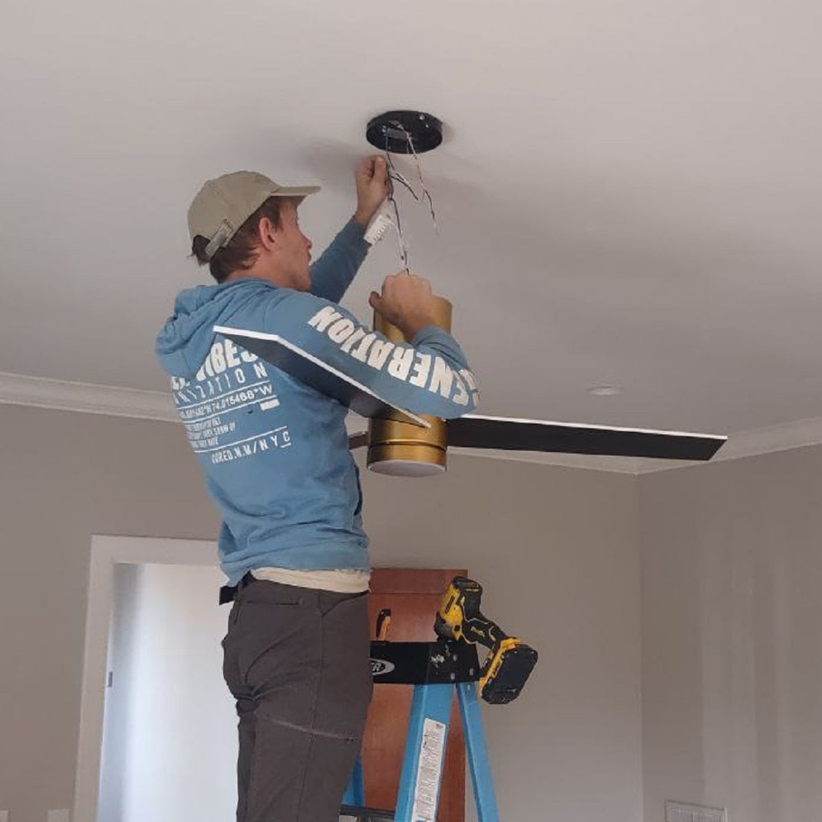 Image showcasing Ceiling Fan Installation - Fuse HVAC & Electrical Service