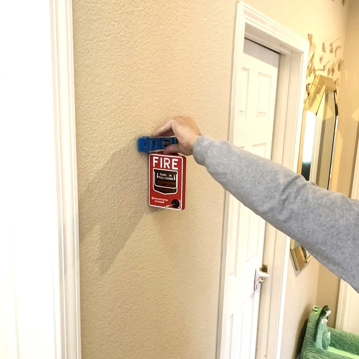 Installation of a Fire Alarm Button and a Siren in Rosevillein